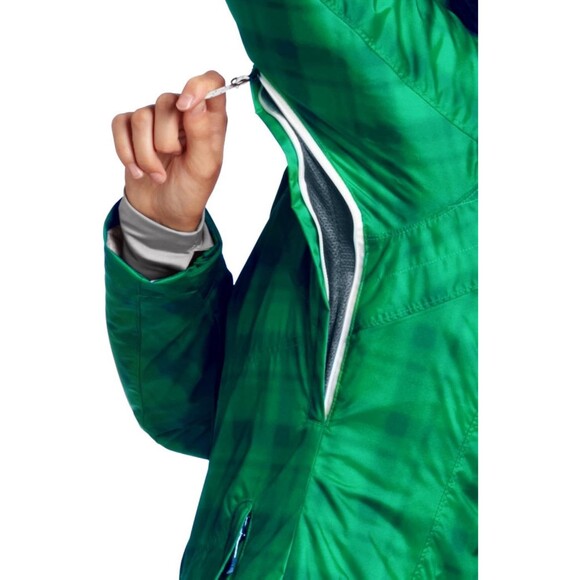 Columbia Ski Jacket Womens S Green Interchange Omni Tech Whirlibird Outer Shell - Picture 5 of 16